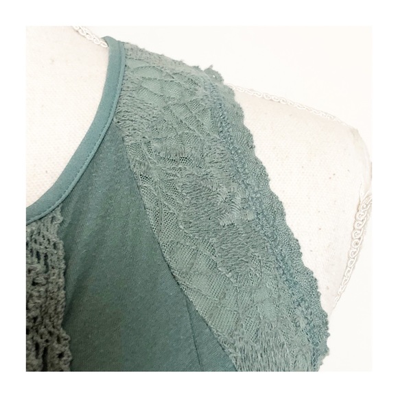 ANTHROPOLOGIE Meadow Rue Laced Tie-Neck Tank Size Small Petite (SP) - Picture 12 of 16